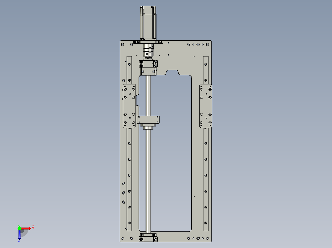 调度流水线驱动模组俯视图