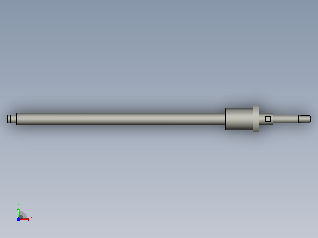 上银丝杆4R20-20K2-FSCEW-005-ts前视图