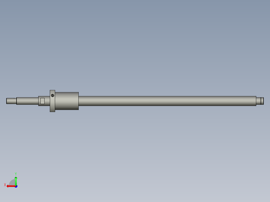 上银丝杆4R20-20K2-FSCEW-005-ts后视图