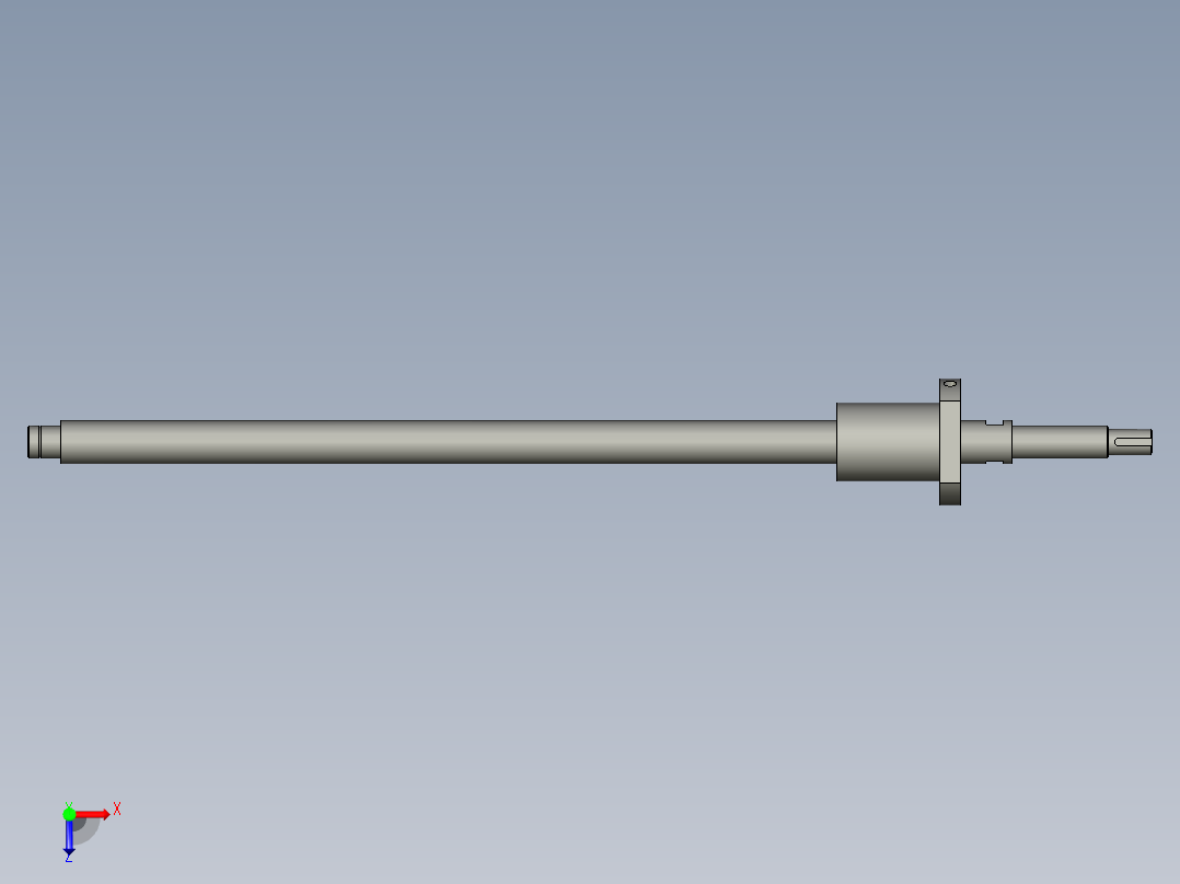 上银丝杆4R20-20K2-FSCEW-005-ts俯视图