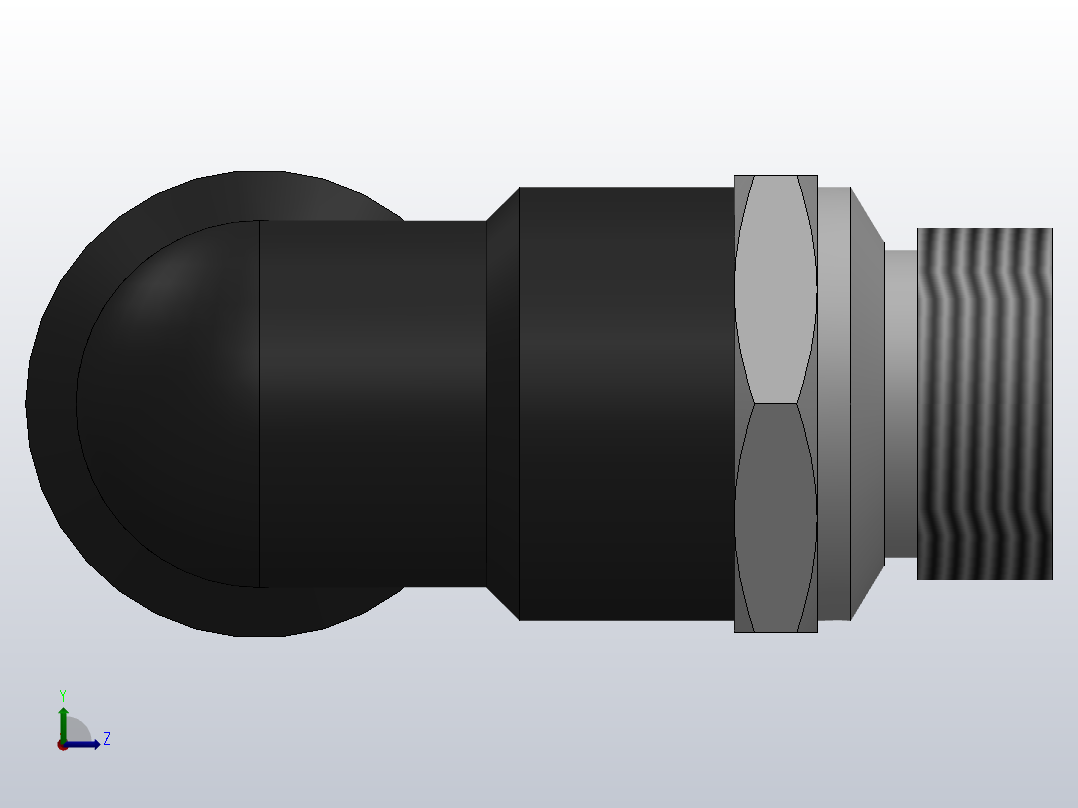 SPL-G截止阀[SPL08-G02]左视图