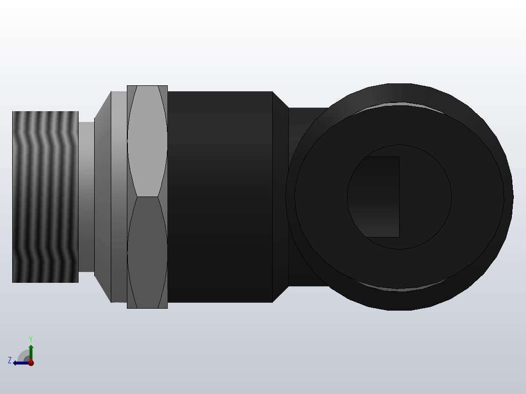 SPL-G截止阀[SPL08-G02]右视图