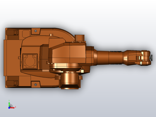ABB机械手 -IRB1600 3D模型前视缩略图