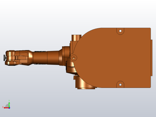 ABB机械手 -IRB1600 3D模型后视缩略图