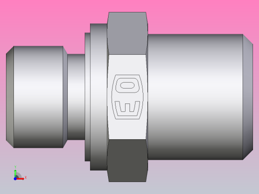公螺柱连接器GE06LREDOMDCF前视缩略图