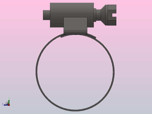 Q676 B型和C型蜗杆传动式软管环箍_Q67632右视缩略图