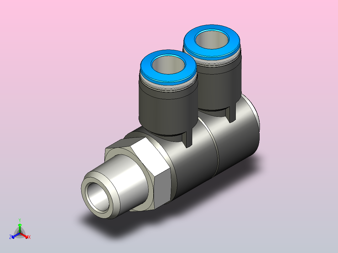 快插接头QSLV2-1_4-8主视图