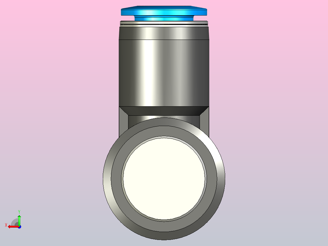 快插接头QSLV2-1_4-8后视图