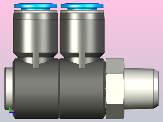 快插接头QSLV2-1_4-8左视缩略图