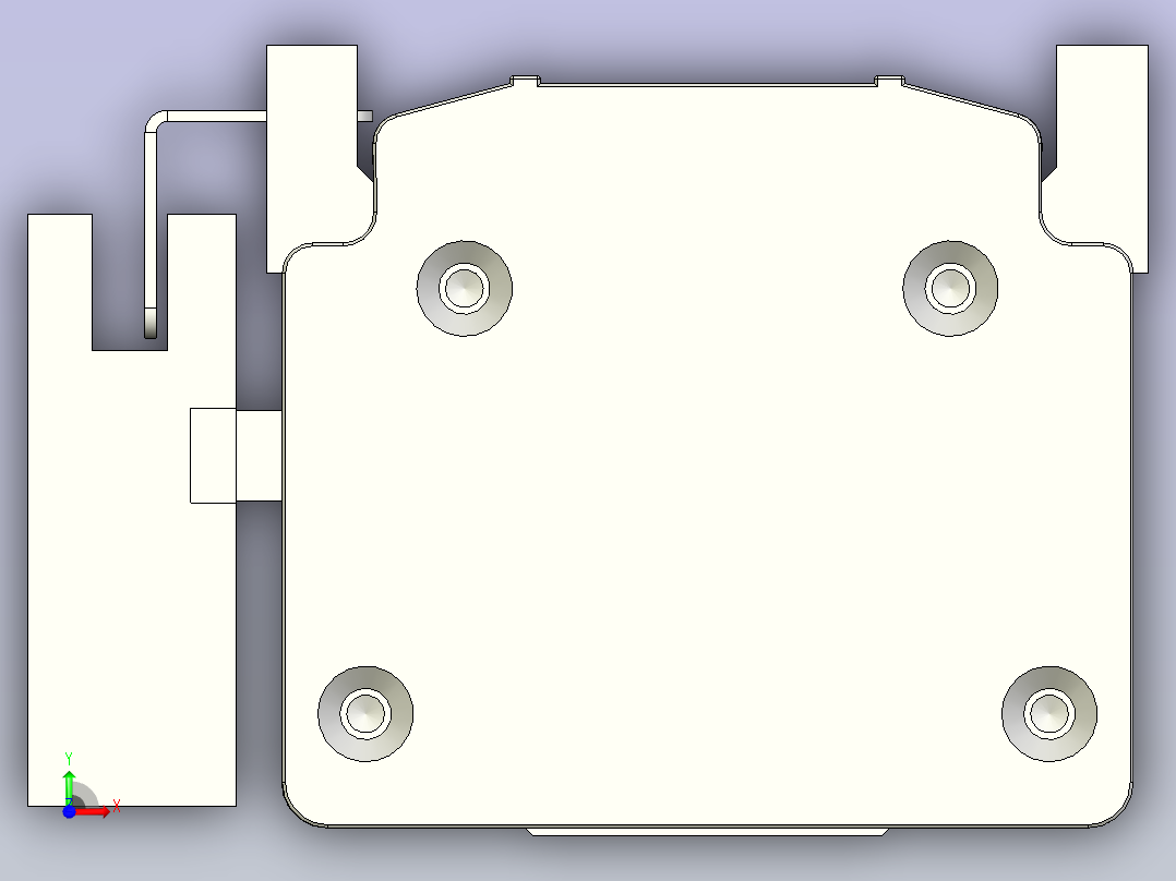 NXA5丝杆滑台，线性模组 NXA5-500-BC前视图