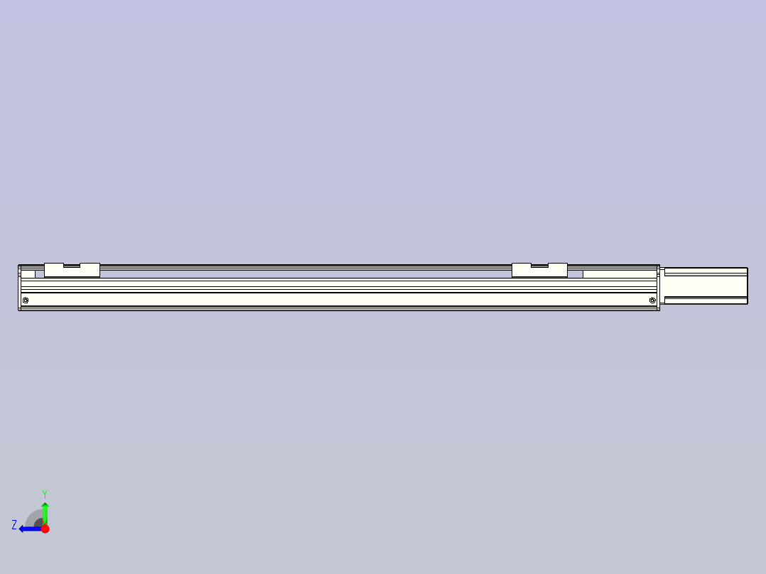 NXA5丝杆滑台，线性模组 NXA5-500-BC右视图