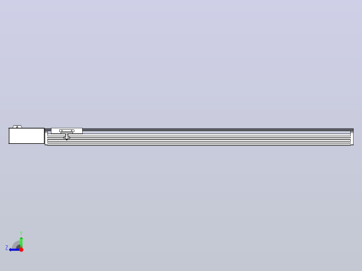 皮带直线轴半封闭可选导轨TPA-HNB-120D-110-L1050-MR-Y-P40-N3右视缩略图