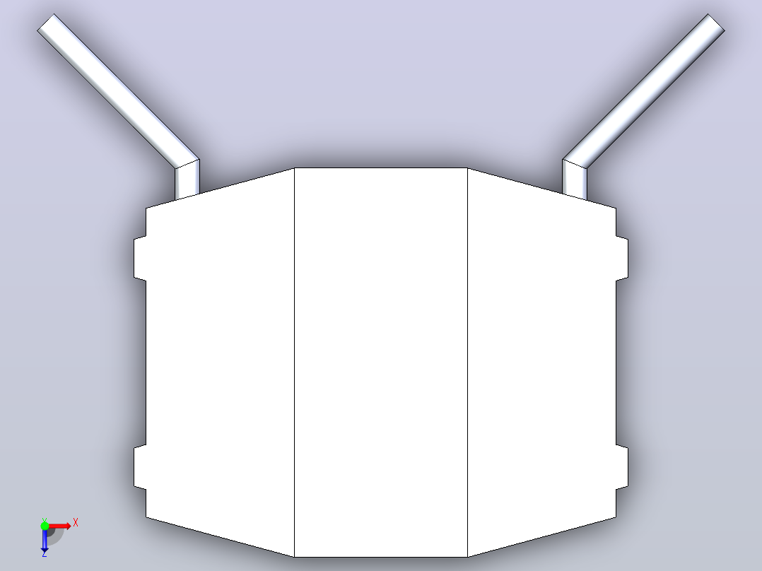 WiFi路由器Linksys+WRT1200交流俯视图