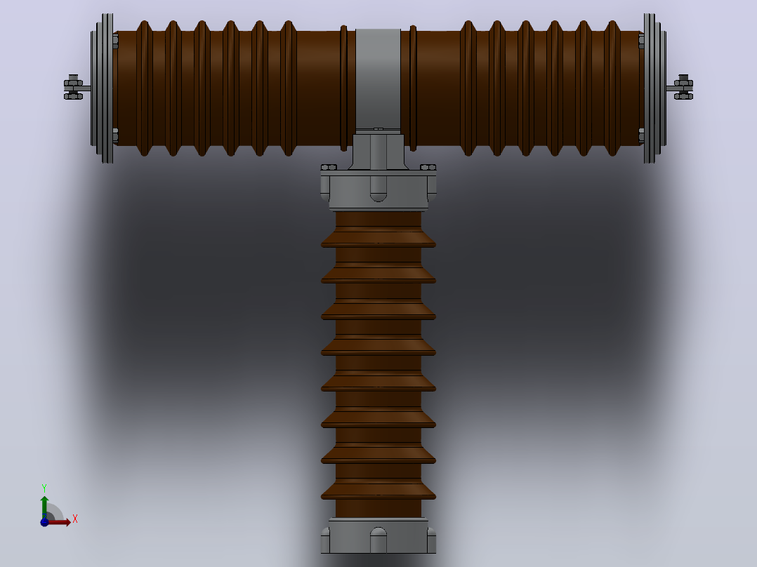 RXWO-35户外高压限流熔断器[RXW0-35／5]前视图