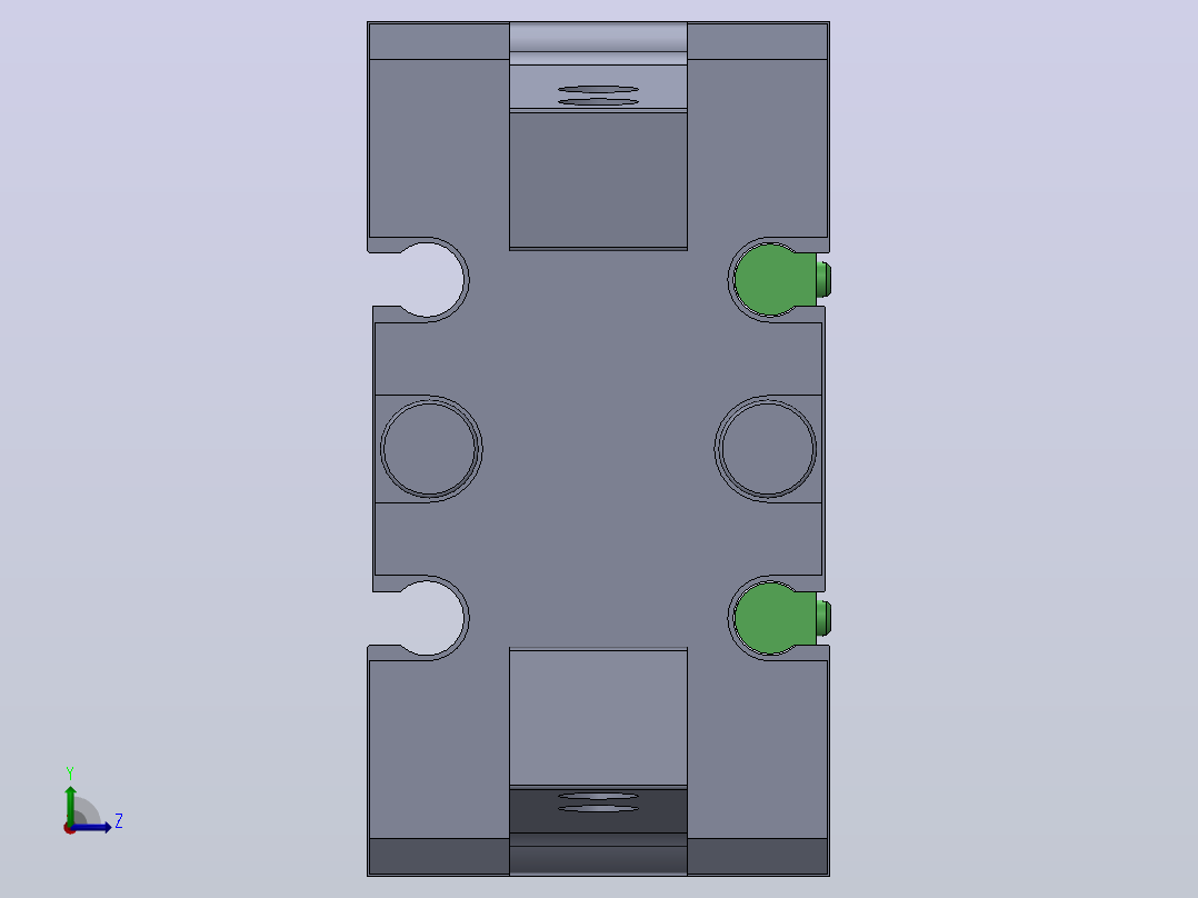 AIRTAC_HFR20N气缸模型左视图