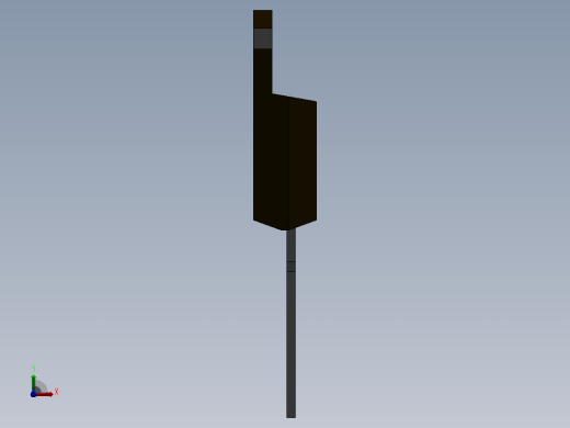 三极管模型前视缩略图