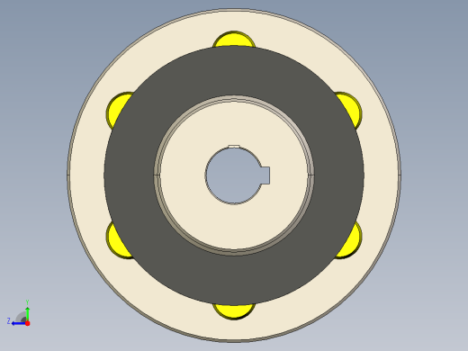 GB╱T 5014-2017[LX型弹性柱销联轴器（基本型）YA 20×52／YA 20×52]右视缩略图