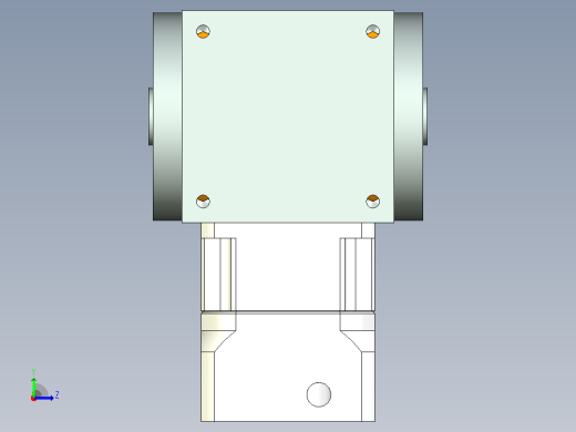 22PW110双孔 PGH90-L1 19-70-90-M6 PW110转向器 直径22双孔输出 带90斜齿行星减速机左视缩略图