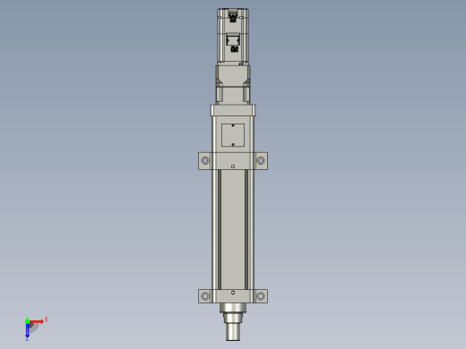 轻载电动缸TPA-ESR100-3210C-L150-M-LB-W-P75-JX-C3俯视缩略图