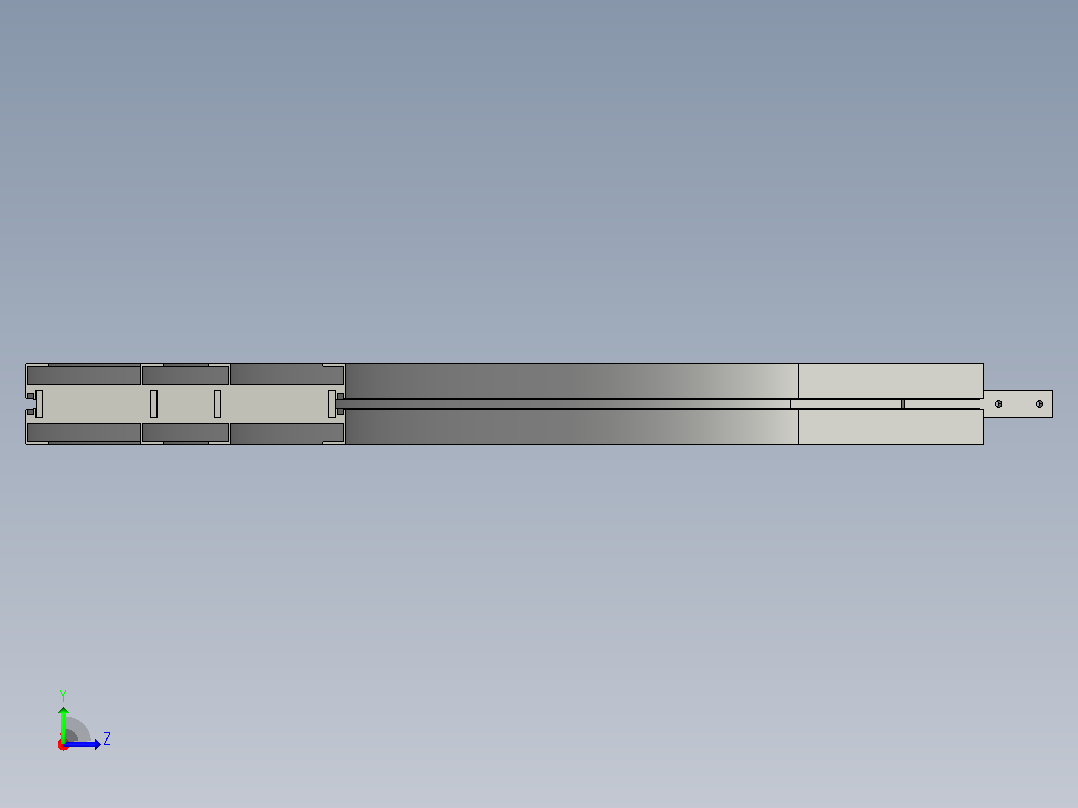 YBBP60A300R10-C1水平普通弯头左视图