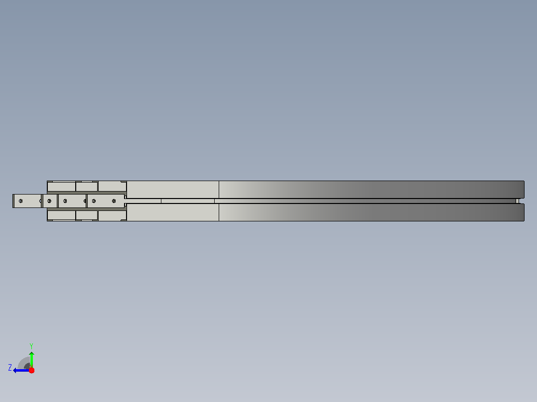 YBBP60A300R10-C1水平普通弯头右视图