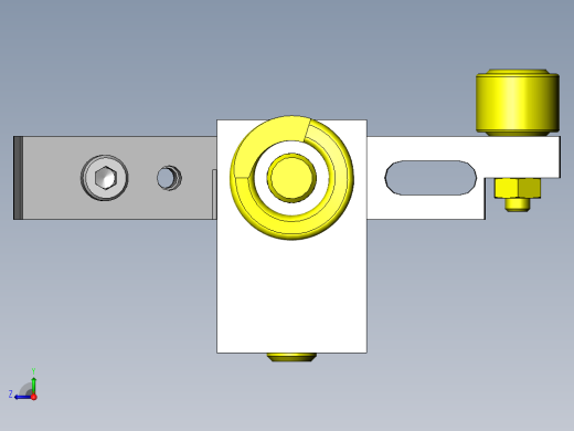 跟随工件位置的加紧治具右视缩略图
