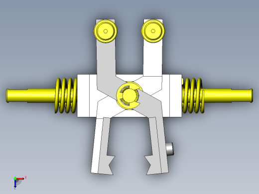 跟随工件位置的加紧治具俯视缩略图