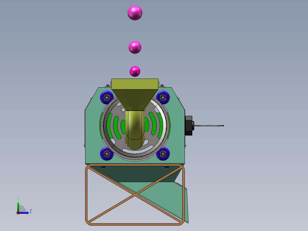 水果分拣机15可编辑左视图