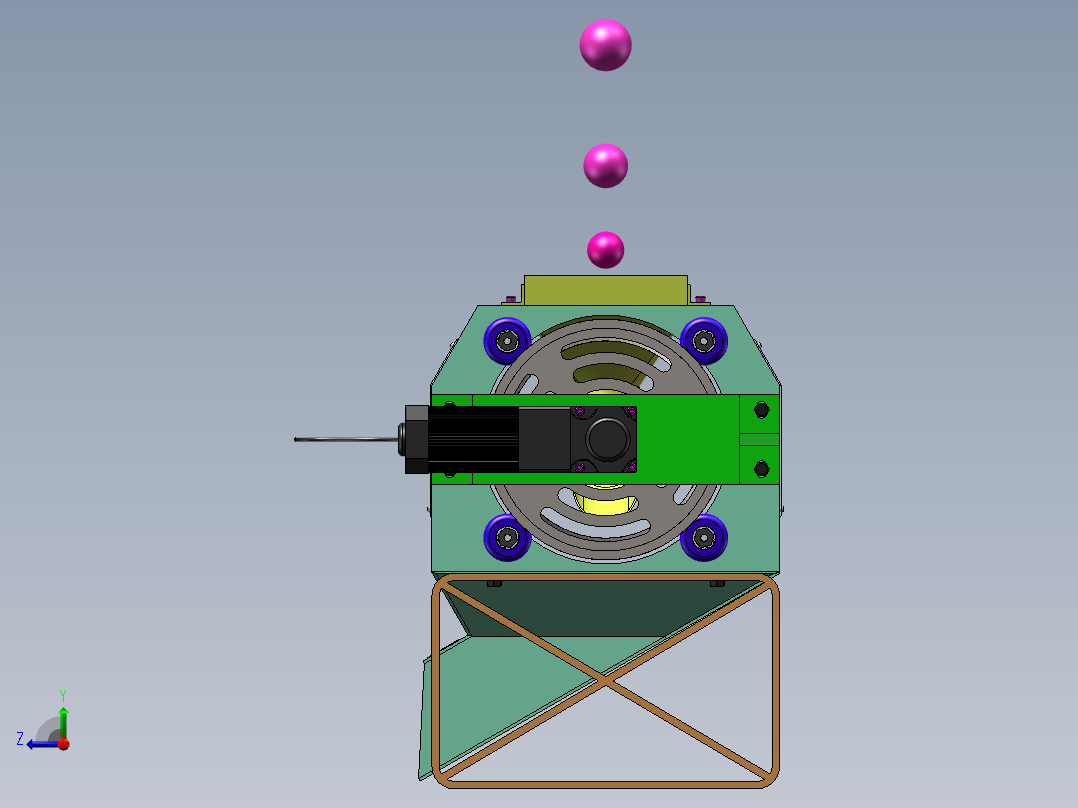 水果分拣机15可编辑右视图