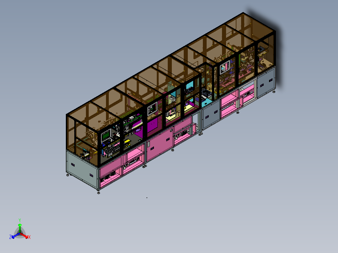 吸尘器马达装配线step