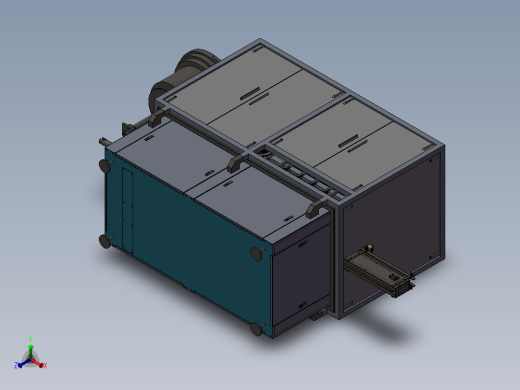 自动灌装旋盖理瓶一体机3D图纸 F485 非标自动化设备3D图纸3D模型