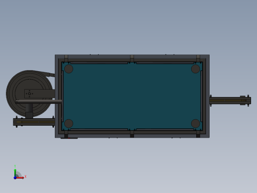 自动灌装旋盖理瓶一体机3D图纸 F485 非标自动化设备3D图纸3D模型前视缩略图