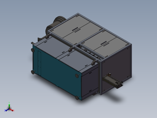 自动灌装旋盖理瓶一体机3D图纸 F485 非标自动化设备3D图纸3D模型正等轴测缩略图