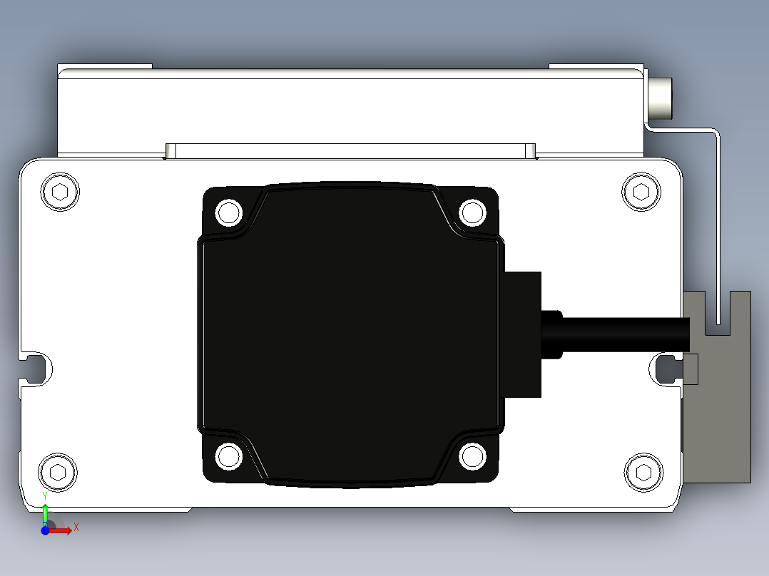 Toyo东佑达直线模组-ECH14-200-BC-200W+煞車前视图