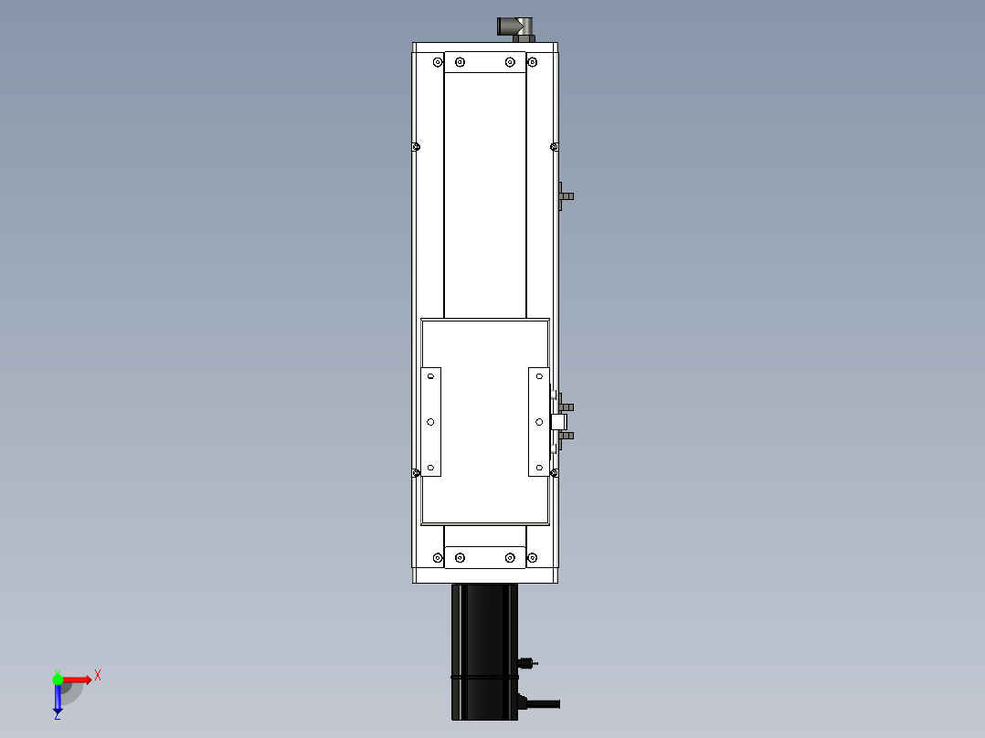 Toyo东佑达直线模组-ECH14-200-BC-200W+煞車俯视图