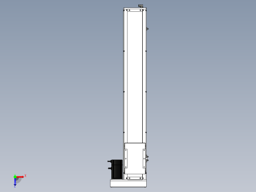 Toyo东佑达直线模组-ECH17-950-BR-750W俯视缩略图