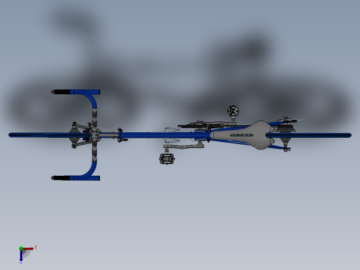 SW2011设计的自行车模型俯视缩略图