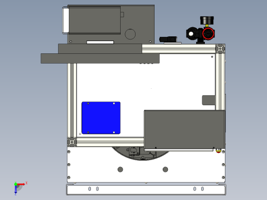 线路板测试设备3D模型俯视缩略图