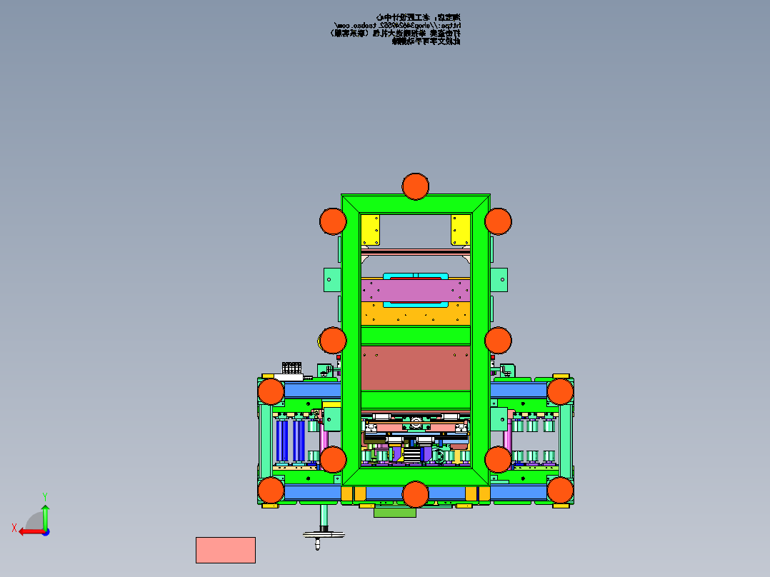 B12_重型移栽压合机（铆合机）后视图
