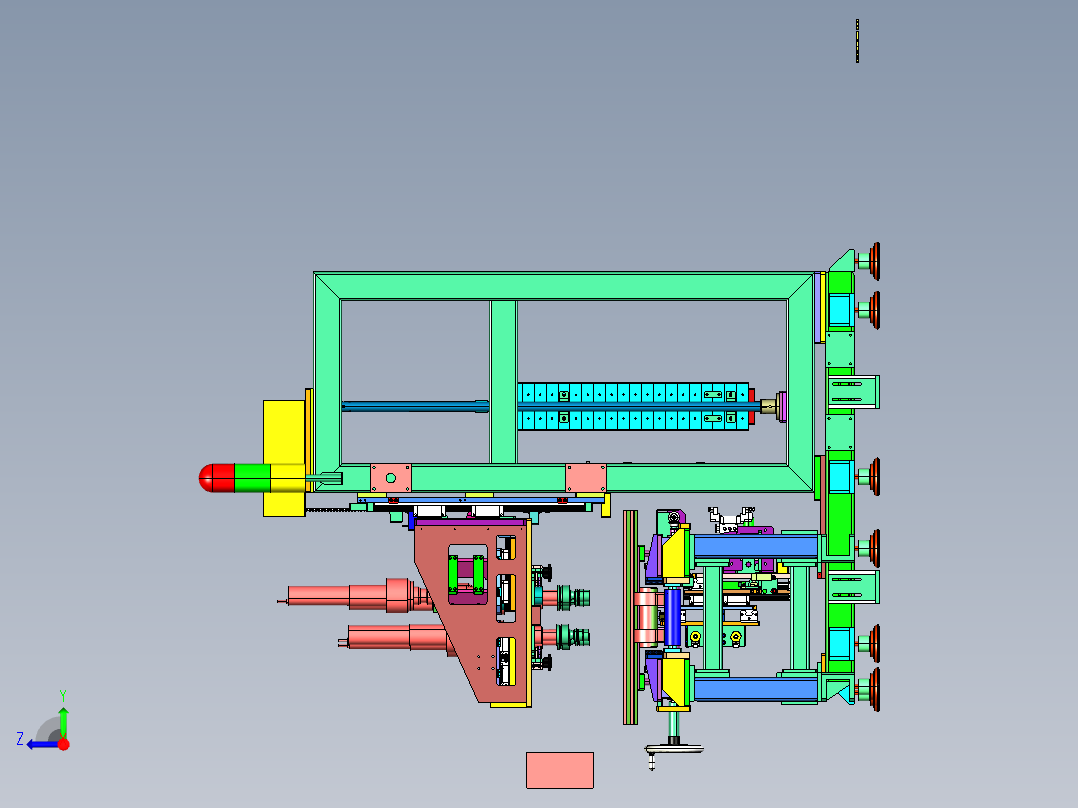 B12_重型移栽压合机（铆合机）右视图