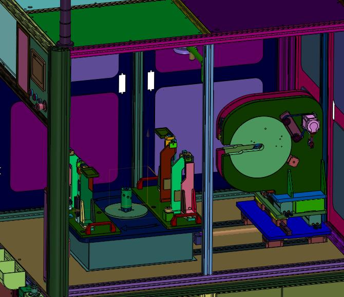 汽车线束卷转台式缠胶布机