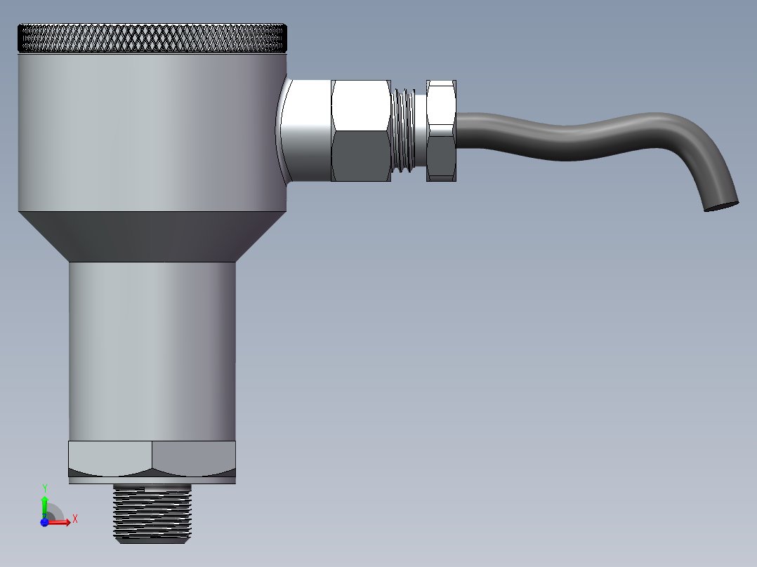 防爆压力传感器前视图