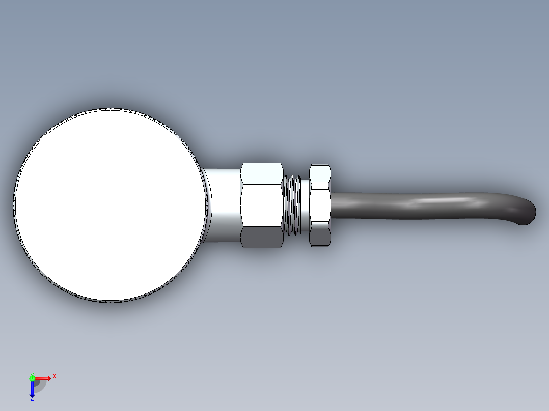 防爆压力传感器俯视图
