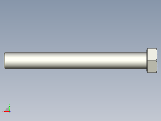 螺钉-DIN_931-M22x2.5x190_32.stp后视缩略图