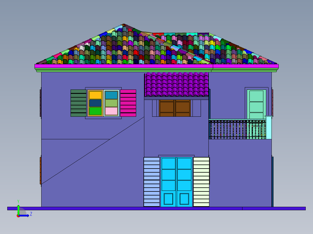达姆斯之家家庭旅馆左视图