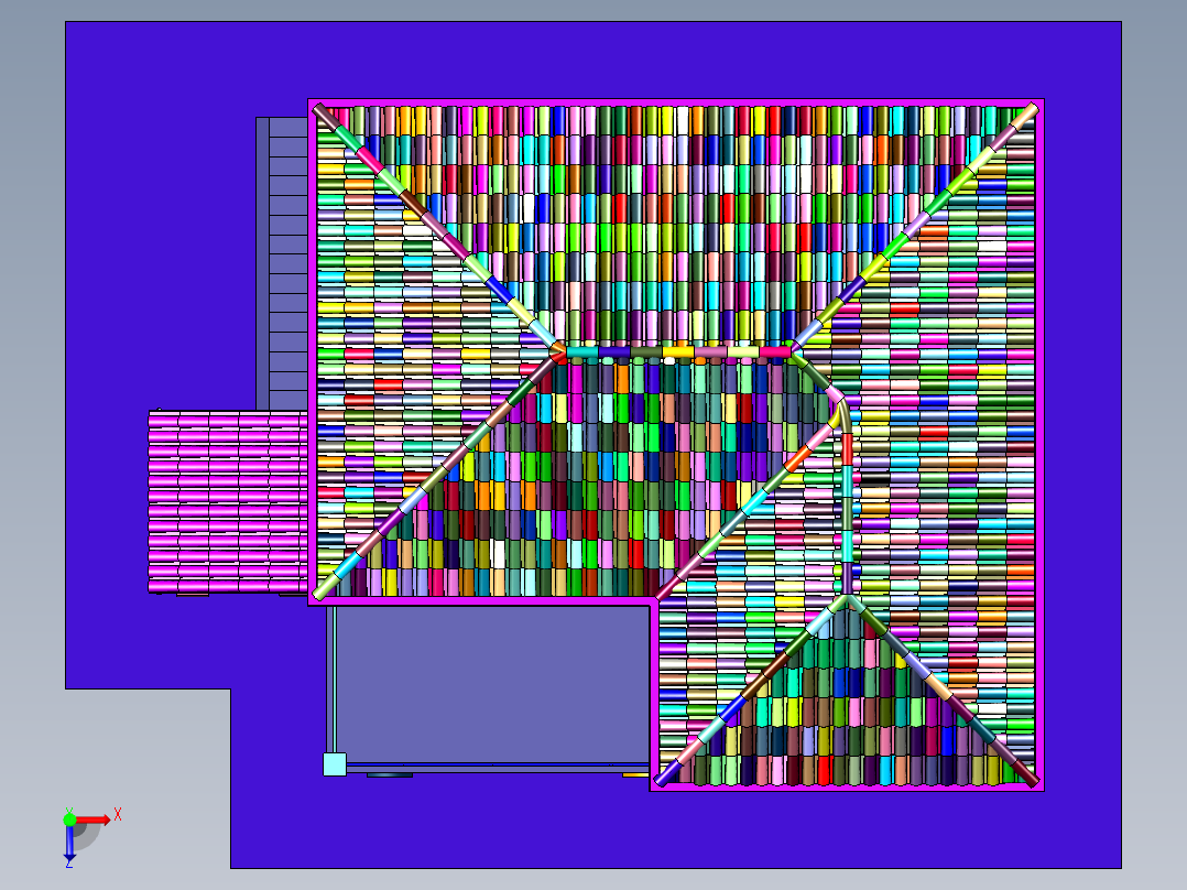 达姆斯之家家庭旅馆俯视图