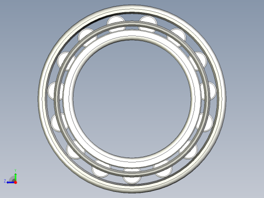 轴承-Bearing_100x160x36.stp右视缩略图