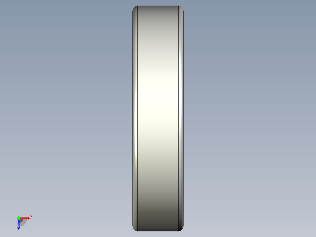 轴承-Bearing_100x160x36.stp俯视图