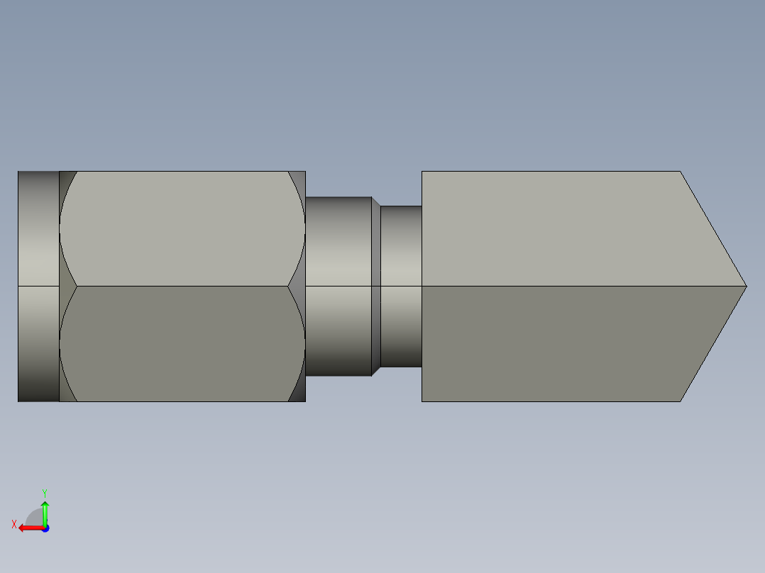 卡套式工业通用硬管接头4-4_cbu-s后视图