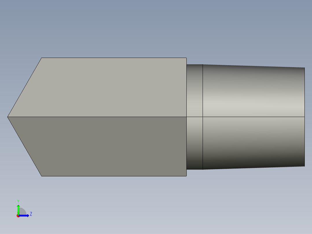 卡套式工业通用硬管接头4-4_cbu-s左视图